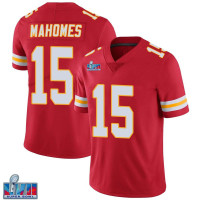 Mens Kansas City Chiefs Patrick Mahomes Red Limited Team Color Vapor Untouchable Super Bowl Lvii Patch Jersey